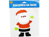 1507-1693 Наклейка гелевая на окно Санта/G