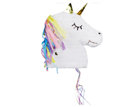 1507-1921 Пиньята Единорог голова с лентами