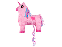 1507-1945 Пиньята Единорог розовый с лентами