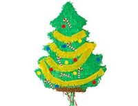 1507-2026 Пиньята Елка Новогодняя с лентами