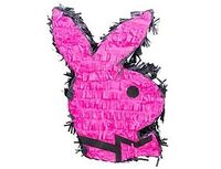 1507-2154 Пиньята Заяц розовый/черный