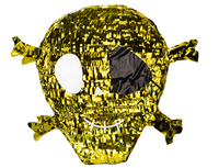 1507-1792 Пиньята Череп Пирата золотой