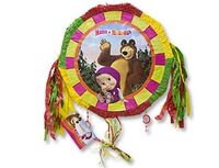 1507-1151 Пиньята Маша и Медведь с лентами складн