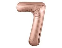 1207-4898 Р ЦИФРА 7 40" Металлик Rose Gold