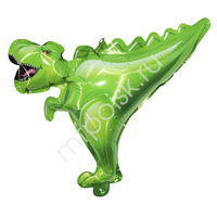 Y Шар самодув фигура Динозавр зеленый 20см