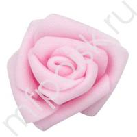 Y Декор свадебный Роза нежно-розовая 6см 5шт