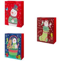 1509-1427 Пакет бум Новогодняя компания 30х40см/G