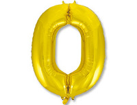 1206-0909 К ЦИФРА 0 14" Gold