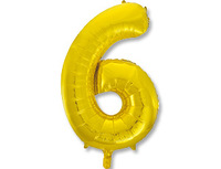 1206-0915 К ЦИФРА 6 14" Gold