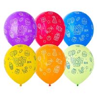 1103-3376 Шелкография 12" С ДР Подарки Сладости/Е