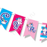 Гирлянда флажки Единороги Пончики СДР 200см