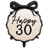 1202-4424 ПД 18" ШАР с бантом HAPPY 30