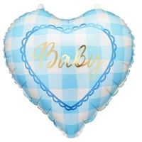1202-4430 ПД 18" BABY Сердце Light Blue