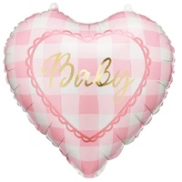 1202-4431 ПД 18" BABY Сердце Light Pink