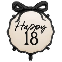 1202-4423 ПД 18" ШАР с бантом HAPPY 18