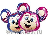 1206-0100 Ф М/ФИГУРА/3 Бабси Маус малиновая(FM)