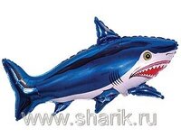 1206-0271 Ф М/ФИГУРА/3 Акула синяя/FM