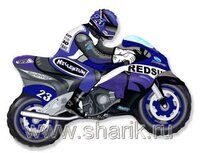 1206-0359 Ф М/ФИГУРА/3 Мотоциклист синий/FM