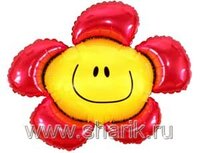 1206-0393 Ф М/ФИГУРА/3 Цветок красный/FM