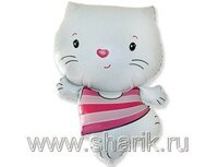 1206-0462 Ф М/ФИГУРА/3 Котенок белый/FM