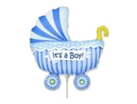 1206-0774 Ф М/ФИГУРА/3 Коляска детская голубая/FM