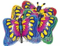 1206-0097 Ф М/ФИГУРА/3 Бабочка малиновая(FM)