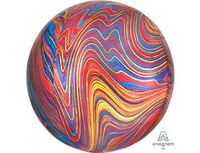  1209-0329 А 3D СФЕРА Б/РИС 16" Мрамор Colorful 