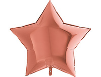 1204-0759 Г Б/РИС ЗВЕЗДА 36" Металлик Rose Gold	