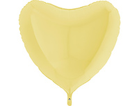1204-0895 Г Б/РИС СЕРДЦЕ 36" Пастель Matte Yellow	
