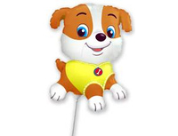 1206-0782 Ф М/ФИГУРА/3 Щенок в желтом/FM	