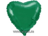 1204-0125 Ф Б/РИС 32" СЕРДЦЕ Металлик Green(FM)	