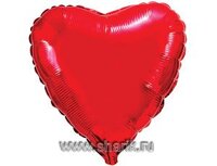 1204-0127 Ф Б/РИС 32" СЕРДЦЕ Металлик Red(FM)	