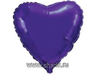 1204-0129 Ф Б/РИС 32" СЕРДЦЕ Металлик Violet(FM)	