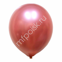 Воздушный шар 5"/13см Хром PLATINUM Rose Gold 50шт