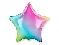 1204-1014 Ф Б/РИС 32" ЗВЕЗДА Металлик Радуга нежн