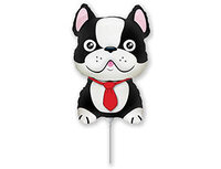 1206-0999 Ф М/ФИГУРА/3 Бульдог черный/FM	