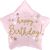 Звезда HappBirthday, розовая 18 Звезда HappBirthday, розовая 18