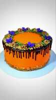 Торт "Морковный с апельсиновой карамелью"