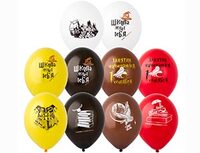 1103-2950 Шар с рисунком 14" Школа ждет Тебя! 2цв
