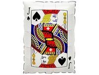 1207-6514 К ФИГУРА Карта Валет пик