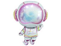 1207-6680 К ФИГУРА Космонавт розовый