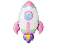 1207-6681 К ФИГУРА Ракета розовая