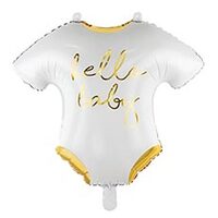 1207-4372 ПД ФИГУРА Боди HELLO BABY White