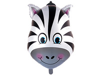 1207-2884 К ФИГУРА Зебра голова большая	