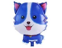  1207-5085 К ФИГУРА Собака Корги синяя 