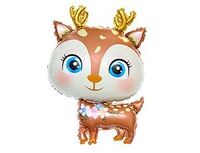  1207-5086 К ФИГУРА Олень милый коричневый 