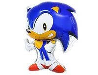  1207-5100 К ФИГУРА Ежик Аниме синий 