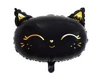 1207-4960 К ФИГУРА Кошка голова черная	