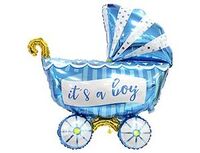 1207-4971 К ФИГУРА Коляска детская голубая	