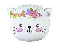 1207-5052 К ФИГУРА Кошечка голова	